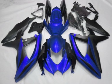 2008-2010 Matte Blue No R Suzuki GSXR 600-750 Fairings for Sale