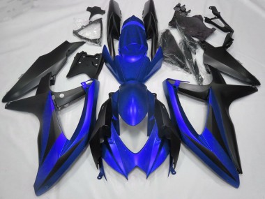 2008-2010 Matte Blue No R Suzuki GSXR 600-750 Fairings for Sale