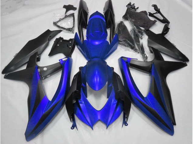 2008-2010 Matte Blue No R Suzuki GSXR 600-750 Fairings for Sale 2008-2010 Matte Blue No R Suzuki GSXR 600-750 Fairings for Sale