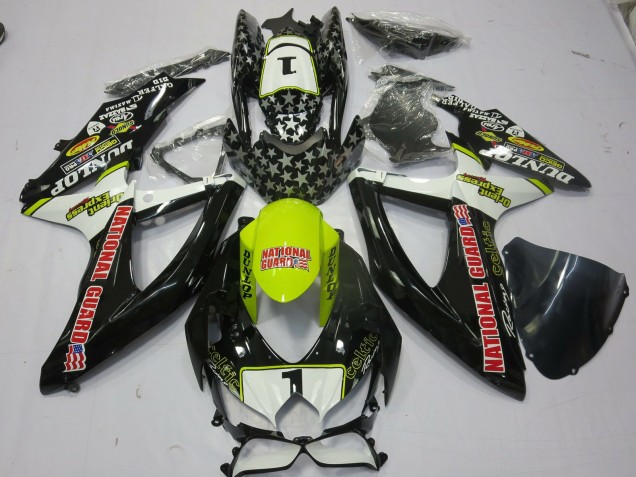 2008-2010 National Guard Suzuki GSXR 600-750 Fairings for Sale 2008-2010 National Guard Suzuki GSXR 600-750 Fairings for Sale