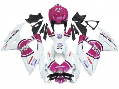 2008-2010 Pink 34 Lucky Strike Suzuki GSXR 600-750 Fairings for Sale
