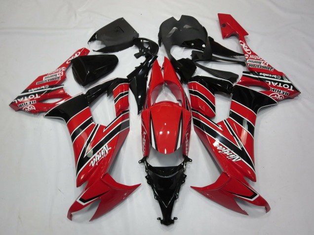 2008-2010 Red Black Kawasaki ZX10R Fairings for Sale 2008-2010 Red Black Kawasaki ZX10R Fairings for Sale