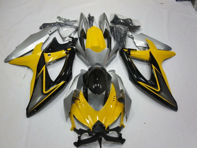 2008-2010 Yellow Black Suzuki GSXR 600-750 Fairings for Sale 2008-2010 Yellow Black Suzuki GSXR 600-750 Fairings for Sale