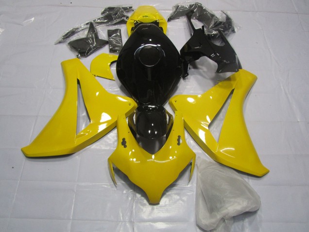 2008-2011 Clear Yellow and Black Honda CBR1000RR Fairings for Sale 2008-2011 Clear Yellow and Black Honda CBR1000RR Fairings for Sale