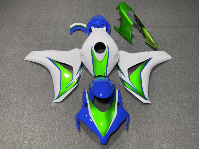 2008-2011 Gloss Green and Blue Honda CBR1000RR Fairings for Sale 2008-2011 Gloss Green and Blue Honda CBR1000RR Fairings for Sale