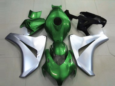 2008-2011 Gloss Green and Silver Honda CBR1000RR Fairings for Sale