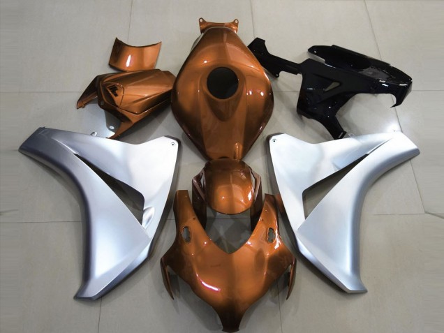 2008-2011 Gloss Orange and Silver Honda CBR1000RR Fairings for Sale 2008-2011 Gloss Orange and Silver Honda CBR1000RR Fairings for Sale