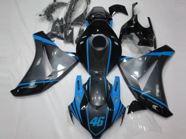 2008-2011 Gray Motul & Light Blue Honda CBR1000RR Fairings for Sale