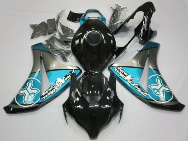 2008-2011 Light Blue on Black Custom Honda CBR1000RR Fairings for Sale