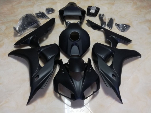 2008-2011 Matte Black w logos Honda CBR1000RR Fairings for Sale 2008-2011 Matte Black w logos Honda CBR1000RR Fairings for Sale
