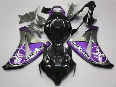 2008-2011 Purple on Black Custom Honda CBR1000RR Fairings for Sale