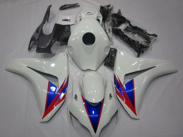 2008-2011 White Blue Red (w) logo Honda CBR1000RR Fairings for Sale