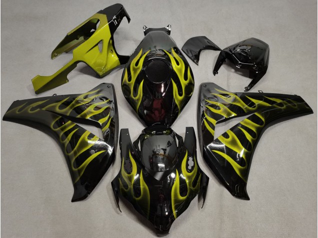 2008-2011 Yellow Flame Honda CBR1000RR Fairings for Sale 2008-2011 Yellow Flame Honda CBR1000RR Fairings for Sale