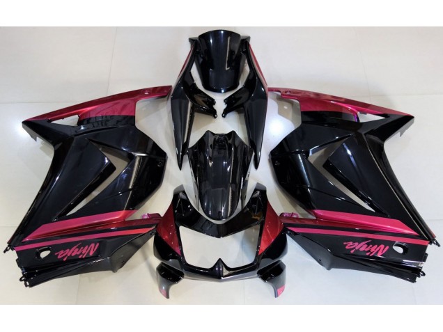 2008-2013 Gloss Black & Red Kawasaki Ninja 250 Fairings for Sale 2008-2013 Gloss Black & Red Kawasaki Ninja 250 Fairings for Sale