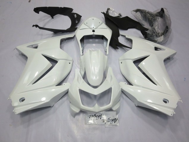 2008-2013 Gloss White Kawasaki Ninja 250 Fairings for Sale 2008-2013 Gloss White Kawasaki Ninja 250 Fairings for Sale