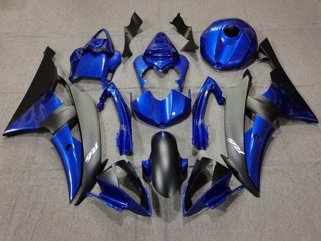 2008-2016 Dark Blue and Matte Black Yamaha R6 Fairings for Sale 2008-2016 Dark Blue and Matte Black Yamaha R6 Fairings for Sale