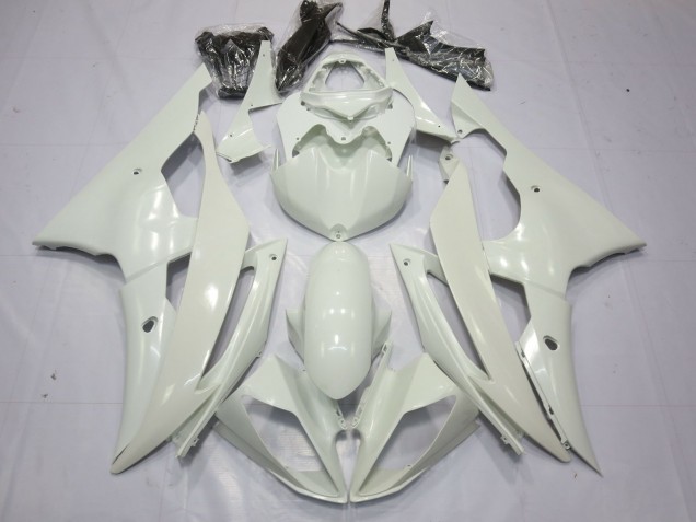 2008-2016 Full Gloss White Yamaha R6 Fairings for Sale