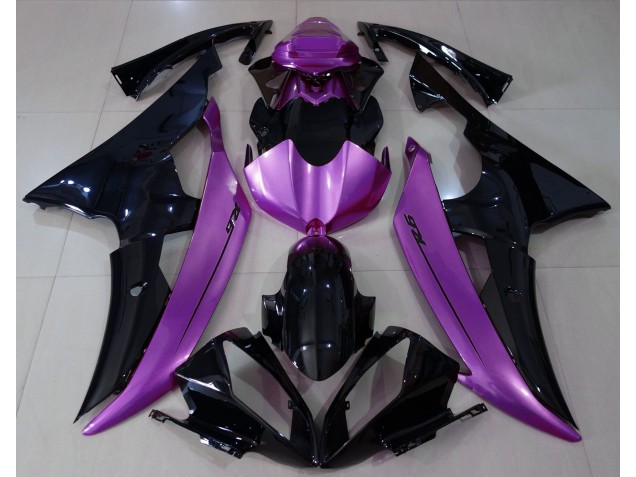 2008-2016 Gloss Black & Rose Purple Yamaha R6 Fairings for Sale 2008-2016 Gloss Black & Rose Purple Yamaha R6 Fairings for Sale