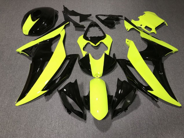 2008-2016 High Viz and Black Custom Yamaha R6 Fairings for Sale 2008-2016 High Viz and Black Custom Yamaha R6 Fairings for Sale