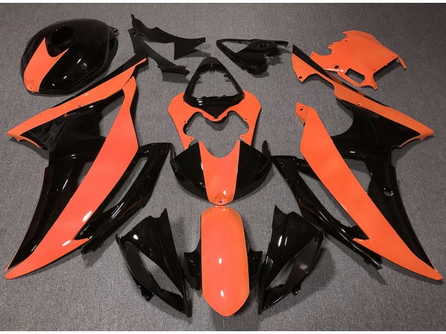 2008-2016 High Viz Orange Yamaha R6 Fairings for Sale 2008-2016 High Viz Orange Yamaha R6 Fairings for Sale