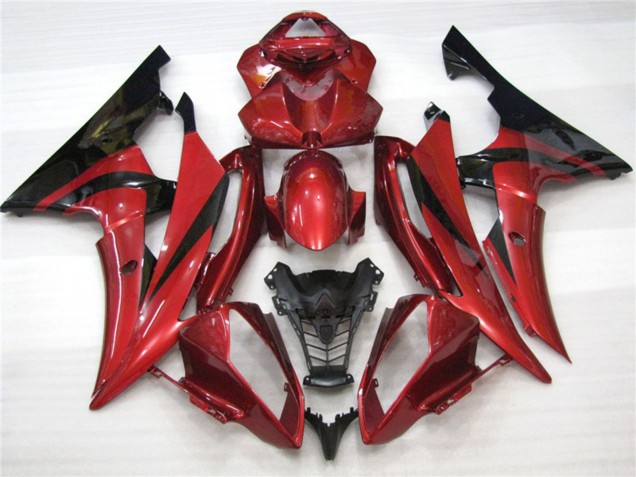 2008-2016 Maroon Black Yamaha R6 Fairings for Sale 2008-2016 Maroon Black Yamaha R6 Fairings for Sale