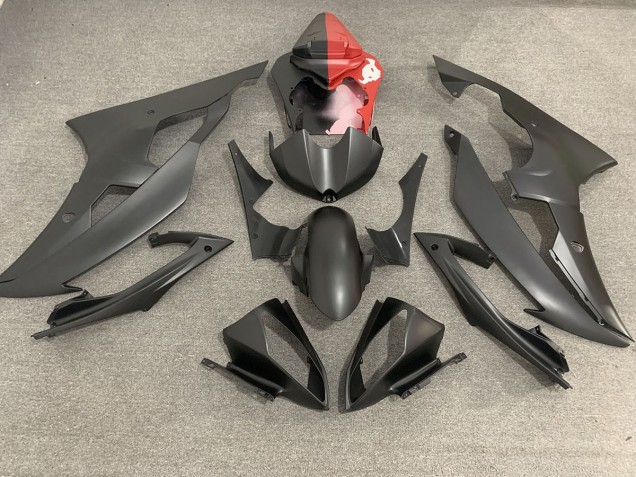 2008-2016 Matte Black & Red Yamaha R6 Fairings for Sale 2008-2016 Matte Black & Red Yamaha R6 Fairings for Sale