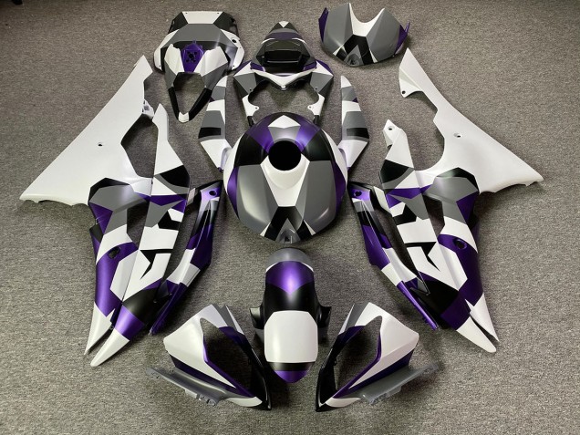 2008-2016 Mystic Purple Snow Camo Yamaha R6 Fairings for Sale 2008-2016 Mystic Purple Snow Camo Yamaha R6 Fairings for Sale