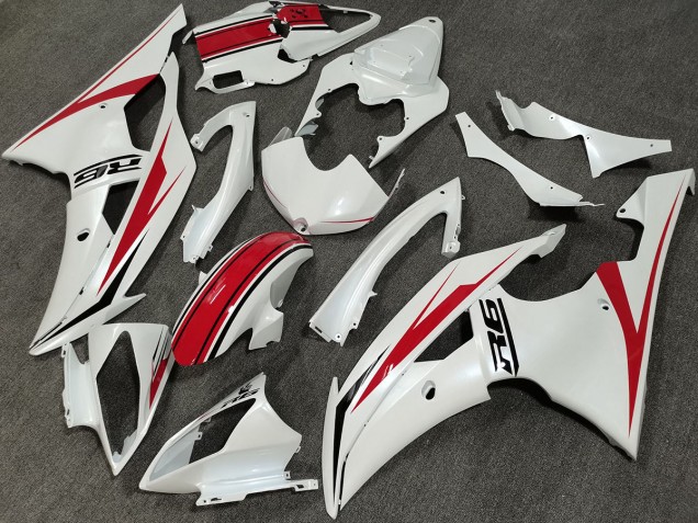 2008-2016 Pearl white Custom Yamaha R6 Fairings for Sale 2008-2016 Pearl white Custom Yamaha R6 Fairings for Sale