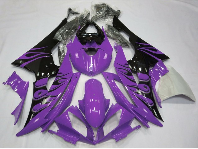 2008-2016 Purple Flame Style Yamaha R6 Fairings for Sale 2008-2016 Purple Flame Style Yamaha R6 Fairings for Sale