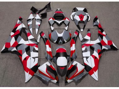 2008-2016 Red Camo Plain Yamaha R6 Fairings for Sale