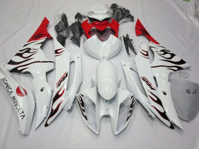2008-2016 Special Flame Red Yamaha R6 Fairings for Sale 2008-2016 Special Flame Red Yamaha R6 Fairings for Sale