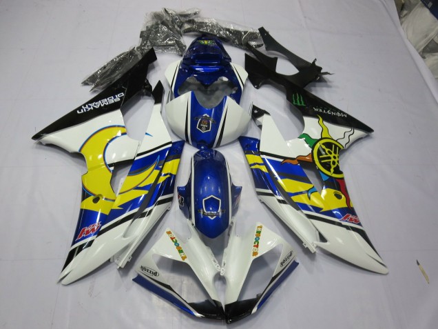 2008-2016 Yellow and Blue Yamaha R6 Fairings for Sale 2008-2016 Yellow and Blue Yamaha R6 Fairings for Sale