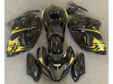 2008-2019 Gloss Black & Yellow Suzuki GSXR 1300 Fairings for Sale