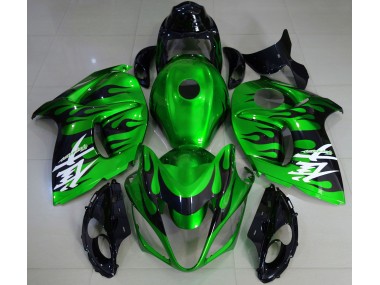 2008-2019 Gloss Green & Black Suzuki GSXR 1300 Fairings for Sale