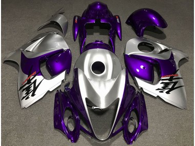 2008-2019 Gloss Purple and Silver Suzuki GSXR 1300 Fairings for Sale
