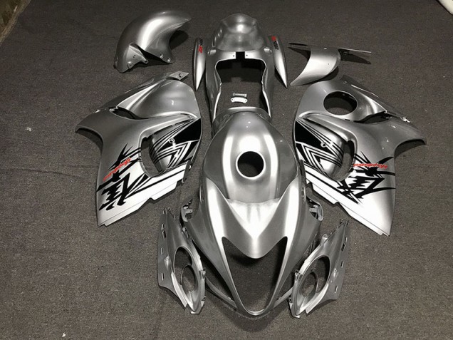 2008-2019 Liquid Silver & Red Suzuki GSXR 1300 Fairings for Sale 2008-2019 Liquid Silver & Red Suzuki GSXR 1300 Fairings for Sale