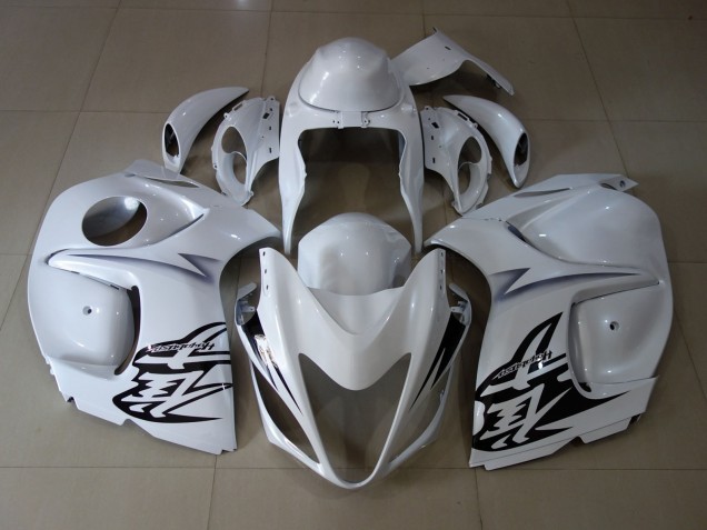 2008-2019 White Suzuki GSXR 1300 Fairings for Sale 2008-2019 White Suzuki GSXR 1300 Fairings for Sale