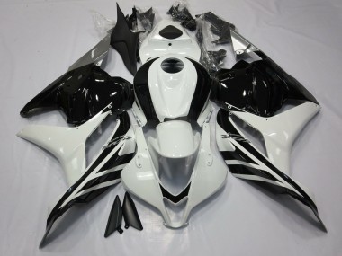 2009-2012 Gloss Black and White Honda CBR600RR Fairings for Sale