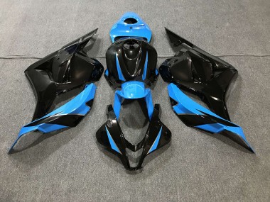 2009-2012 Gloss Black & Sky Blue Honda CBR600RR Fairings for Sale