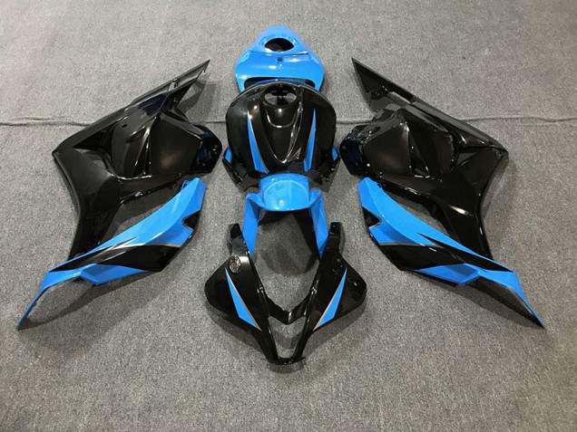 2009-2012 Gloss Black & Sky Blue Honda CBR600RR Fairings for Sale 2009-2012 Gloss Black & Sky Blue Honda CBR600RR Fairings for Sale