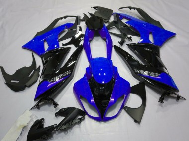 2009-2012 Gloss Blue and Black Kawasaki ZX6R Fairings for Sale