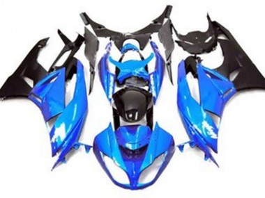 2009-2012 Gloss Blue Style Kawasaki ZX6R Fairings for Sale