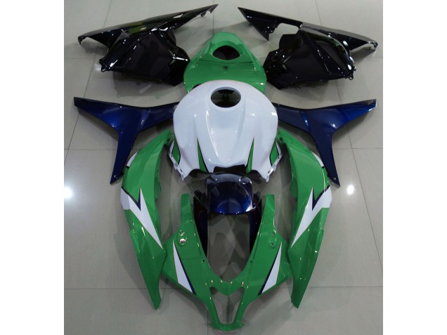 2009-2012 Gloss Green and Blue Honda CBR600RR Fairings for Sale 2009-2012 Gloss Green and Blue Honda CBR600RR Fairings for Sale