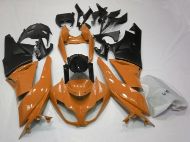 2009-2012 Gloss Orange & Black Kawasaki ZX6R Fairings for Sale