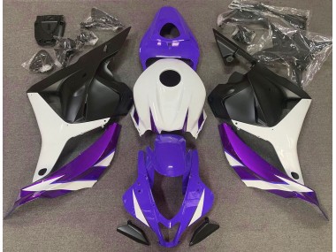 2009-2012 Gloss Purple White and Violet Honda CBR600RR Fairings for Sale