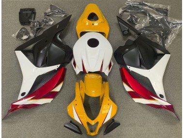 2009-2012 Gloss Red White and Yellow Honda CBR600RR Fairings for Sale