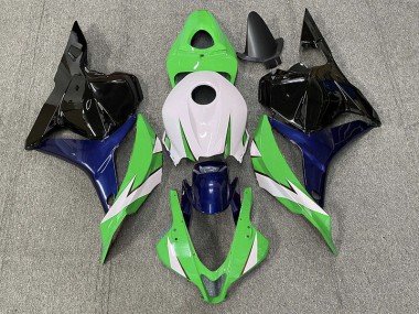 2009-2012 Green and White Honda CBR600RR Fairings for Sale