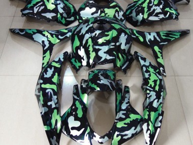 2009-2012 Green Snow Camo Honda CBR600RR Fairings for Sale