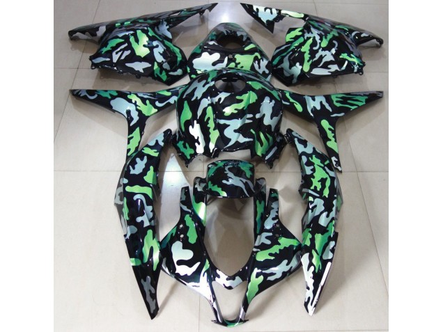 2009-2012 Green Snow Camo Honda CBR600RR Fairings for Sale 2009-2012 Green Snow Camo Honda CBR600RR Fairings for Sale