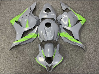 2009-2012 Nardo Gray and Green Honda CBR600RR Fairings for Sale